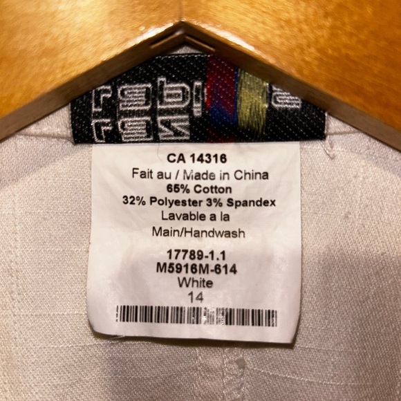 Laz Lapidus - Vintage White Blazer - Picture 4 of 4